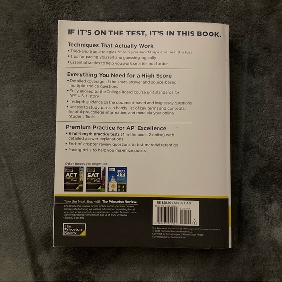 AP U.S. History Exam, Premium version of The Princeton Review's study guide. - Picture 3 of 4